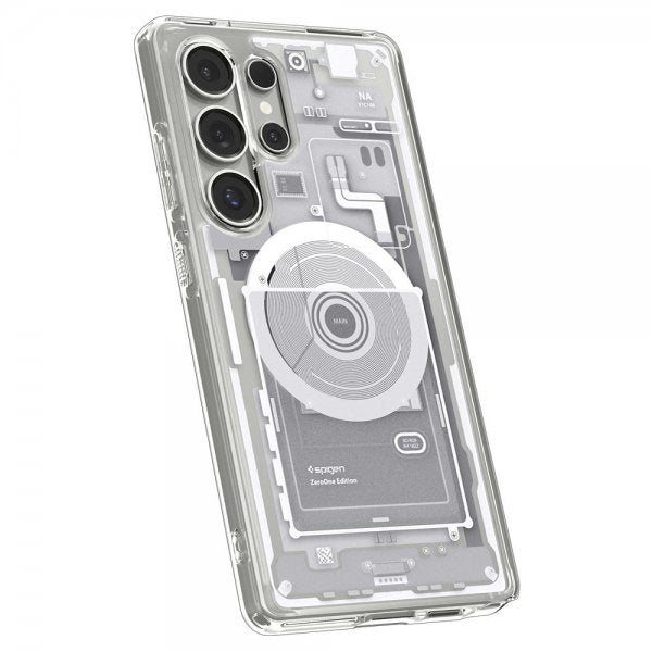Spigen Samsung Galaxy S25 Ultra Deksel Ultra Hybrid Zero One MagFit Hvit