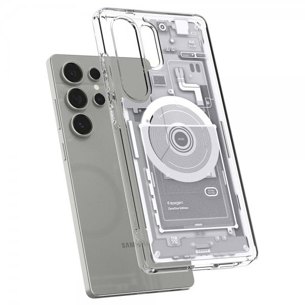 Spigen Samsung Galaxy S25 Ultra Deksel Ultra Hybrid Zero One MagFit Hvit