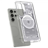 Spigen Samsung Galaxy S25 Ultra Deksel Ultra Hybrid Zero One MagFit Hvit