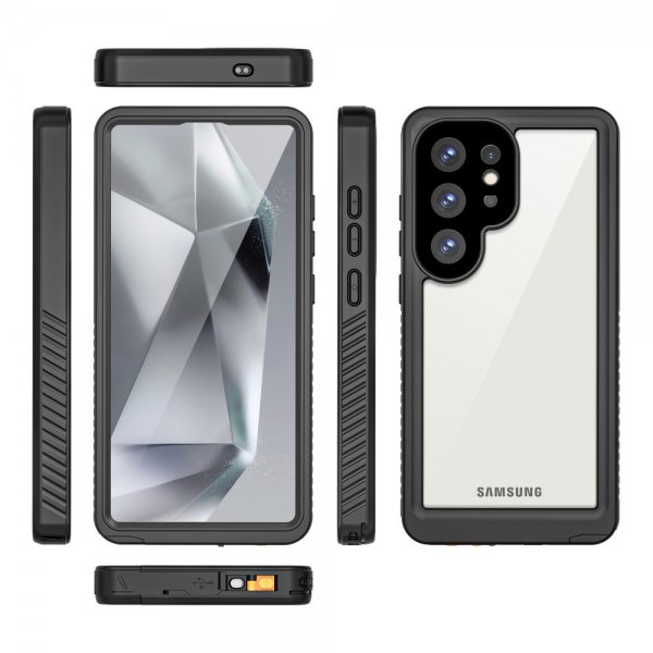 Redpepper Samsung Galaxy S25 Ultra Deksel Vanntett IP68 Svart