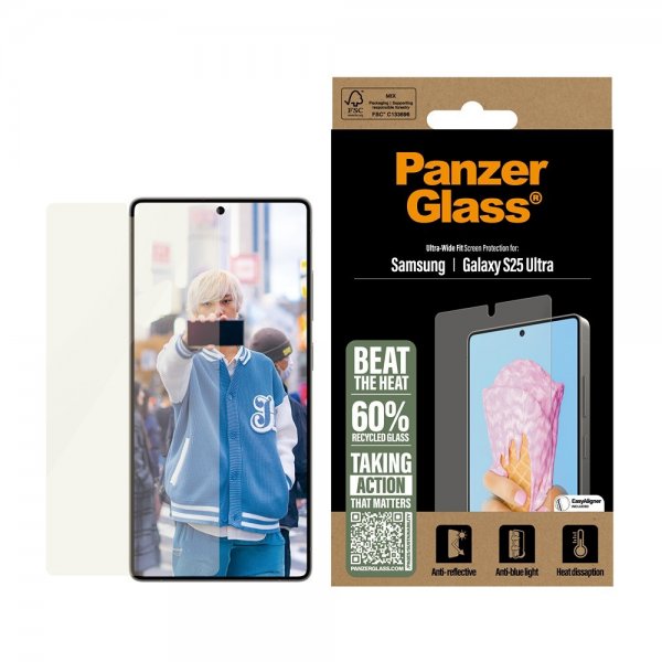 PanzerGlass Samsung Galaxy S25 Ultra Skjermbeskytter All-in-One