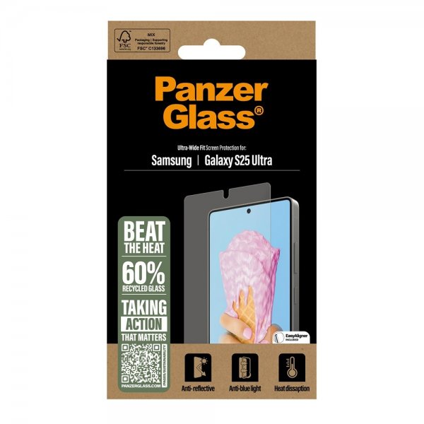 PanzerGlass Samsung Galaxy S25 Ultra Skjermbeskytter All-in-One