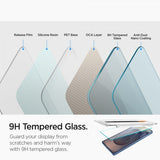 Spigen Samsung Galaxy S25 Ultra Skjermbeskytter GLAS.tR EZ Fit 2-pakning
