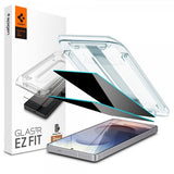 Spigen Samsung Galaxy S25 Ultra Skjermbeskytter GLAS.tR EZ Fit Privacy 2-pakning
