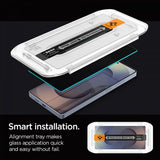 Spigen Samsung Galaxy S25 Ultra Skjermbeskytter GLAS.tR EZ Fit Privacy 2-pakning