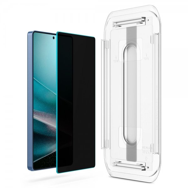 Spigen Samsung Galaxy S25 Ultra Skjermbeskytter GLAS.tR EZ Fit Privacy 2-pakning