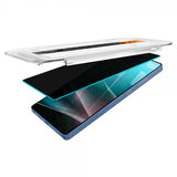 Spigen Samsung Galaxy S25 Ultra Skjermbeskytter GLAS.tR EZ Fit Privacy 2-pakning