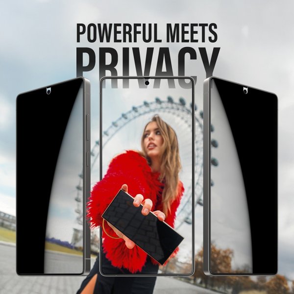 PanzerGlass Samsung Galaxy S25 Ultra Skjermbeskytter Ultra-Wide Fit Privacy EasyAligner