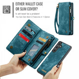 CaseMe Samsung Galaxy S26 Etui 008 Series Avtakbart Deksel Blå