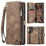 CaseMe Samsung Galaxy S26 Etui 008 Series Avtakbart Deksel Brun