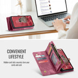 CaseMe Samsung Galaxy S26 Etui 008 Series Avtakbart Deksel Rød