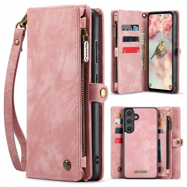 CaseMe Samsung Galaxy S26 Etui 008 Series Avtakbart Deksel Rosa