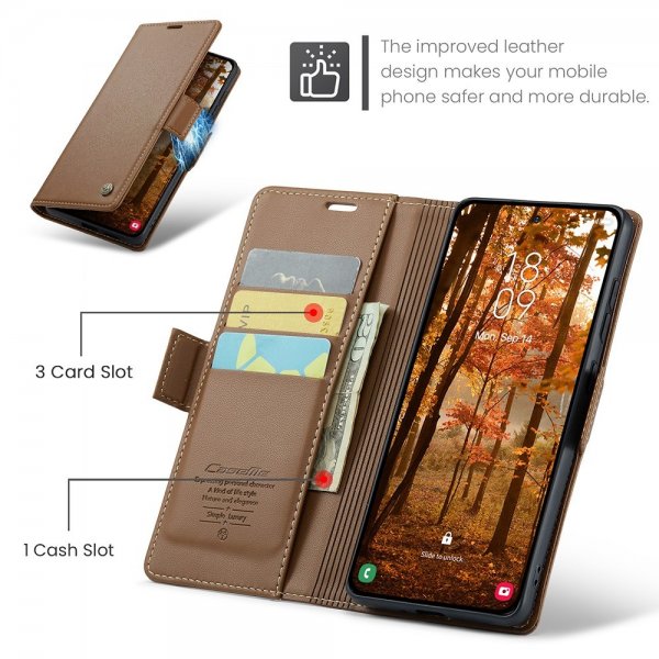 CaseMe Samsung Galaxy S26 Etui 023 Series Brun