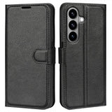 Samsung Galaxy S26 Etui Litchi Svart