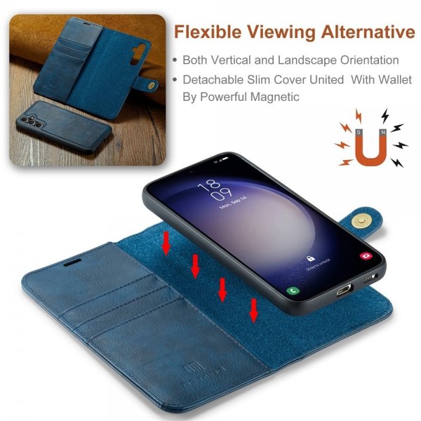 Dg.Ming Samsung Galaxy S26 Etui Avtagbart Deksel Blå