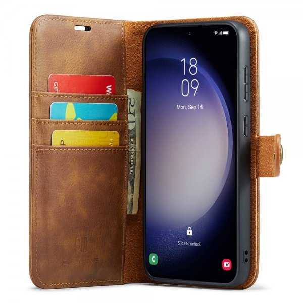 Dg.Ming Samsung Galaxy S26 Etui Avtagbart Deksel Brun