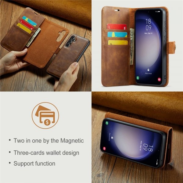 Dg.Ming Samsung Galaxy S26 Etui Avtagbart Deksel Brun