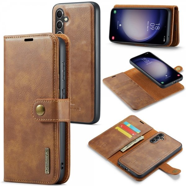Dg.Ming Samsung Galaxy S26 Etui Avtagbart Deksel Brun