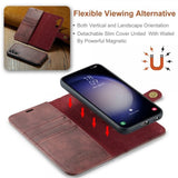 Dg.Ming Samsung Galaxy S26 Etui Avtagbart Deksel Rød
