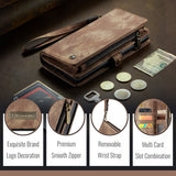 CaseMe Samsung Galaxy S26 Plus Etui 008 Series Avtakbart Deksel Brun