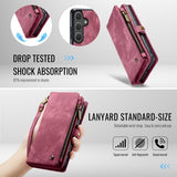 CaseMe Samsung Galaxy S26 Plus Etui 008 Series Avtakbart Deksel Rød