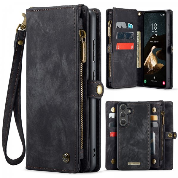 CaseMe Samsung Galaxy S26 Plus Etui 008 Series Avtakbart Deksel Svart