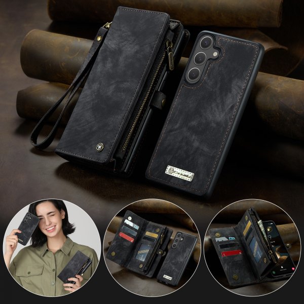 CaseMe Samsung Galaxy S26 Plus Etui 008 Series Avtakbart Deksel Svart