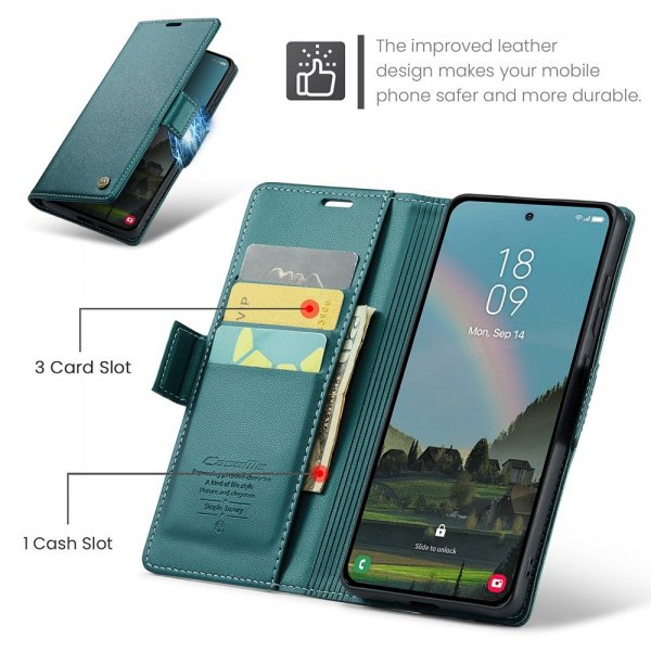 CaseMe Samsung Galaxy S26 Plus Etui 023 Series Grønn