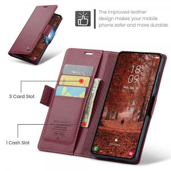 CaseMe Samsung Galaxy S26 Plus Etui 023 Series Rød