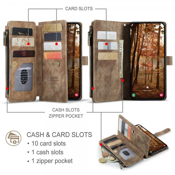 CaseMe Samsung Galaxy S26 Plus Etui C30 Series Brun