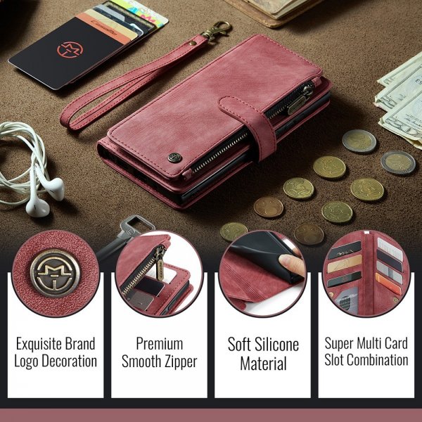 CaseMe Samsung Galaxy S26 Plus Etui C30 Series Rød