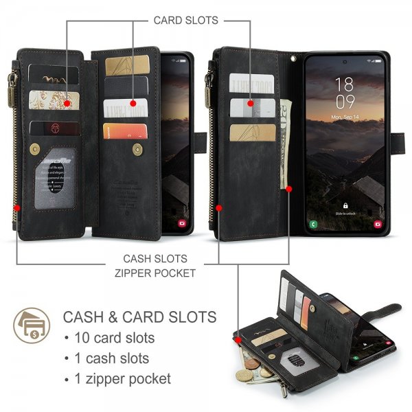 CaseMe Samsung Galaxy S26 Plus Etui C30 Series Svart