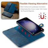 Dg.Ming Samsung Galaxy S26 Plus Etui Avtagbart Deksel Blå
