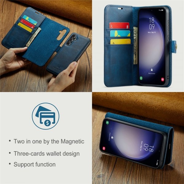 Dg.Ming Samsung Galaxy S26 Plus Etui Avtagbart Deksel Blå