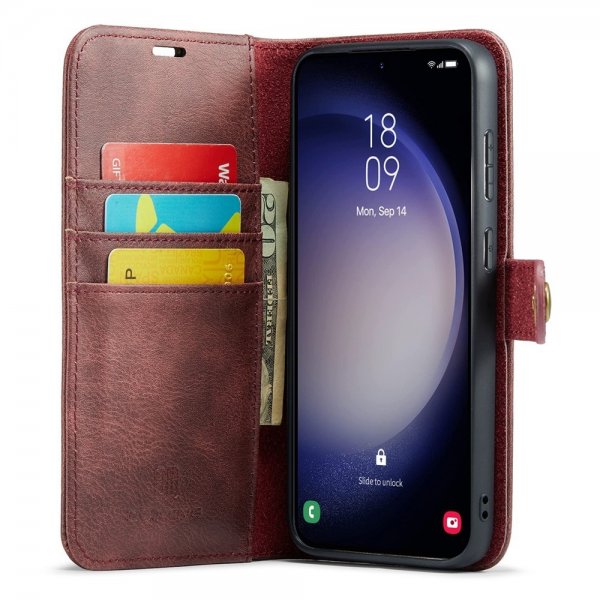 Dg.Ming Samsung Galaxy S26 Plus Etui Avtagbart Deksel Rød