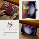 Dg.Ming Samsung Galaxy S26 Plus Etui Avtagbart Deksel Rød