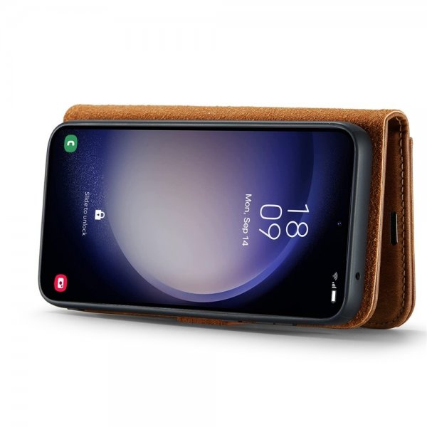 Dg.Ming Samsung Galaxy S26 Plus Etui Avtagbart Deksel Brun