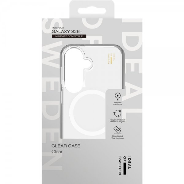 Ideal of Sweden Samsung Galaxy S26 Plus Deksel Clear Case MagSafe Transparent
