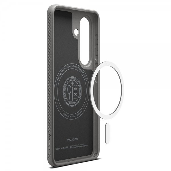 Spigen Samsung Galaxy S26 Plus Deksel Liquid Air MagFit Marble Gray