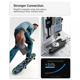 Spigen Samsung Galaxy S26 Plus Deksel Liquid Air MagFit Marble Gray