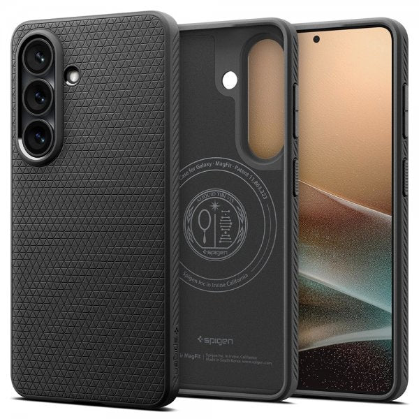 Spigen Samsung Galaxy S26 Plus Deksel Liquid Air MagFit Matte Black