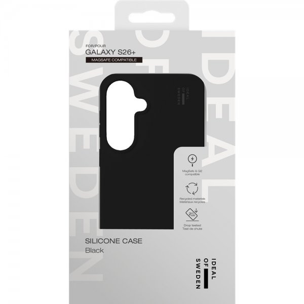 Ideal of Sweden Samsung Galaxy S26 Plus Deksel Silicone Case MagSafe Svart