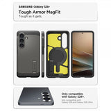 Spigen Samsung Galaxy S26 Plus Deksel Tough Armor MagFit Gunmetal