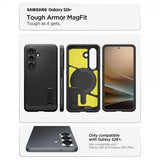 Spigen Samsung Galaxy S26 Plus Deksel Tough Armor MagFit Svart