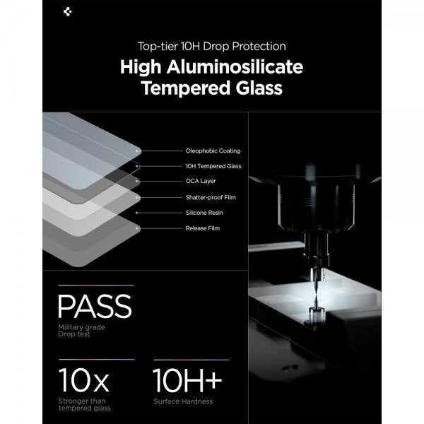 Spigen Samsung Galaxy S26 Plus Skjermbeskytter GLAS.tR EZ Fit Pro 2-pakning