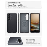 Spigen Samsung Galaxy S26 Deksel Nano Pop MagFit Black Sesame