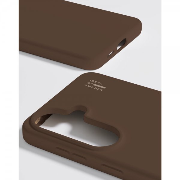 Ideal of Sweden Samsung Galaxy S26 Deksel Silicone Case MagSafe Mocha Mousse