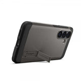 Spigen Samsung Galaxy S26 Deksel Tough Armor MagFit Gunmetal