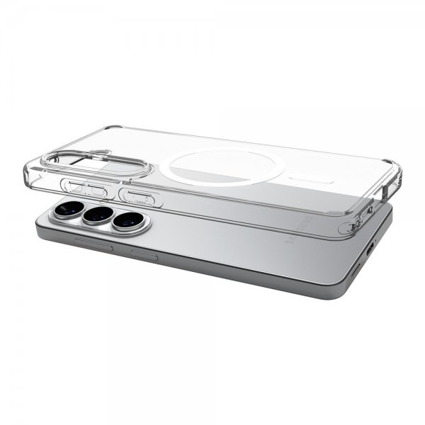 Spigen Samsung Galaxy S26 Deksel Ultra Hybrid MagFit Clear White