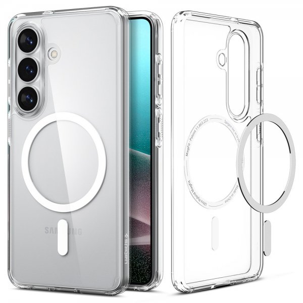 Spigen Samsung Galaxy S26 Deksel Ultra Hybrid MagFit Clear White